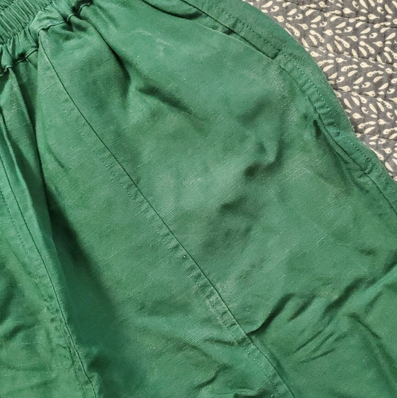 Tradlands Paloma Linen Pants in Emerald - Picture 11 of 12